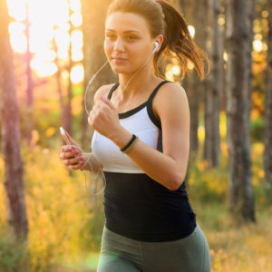 woman running